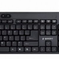 KBS-UM-04 Gembird Multimedia set mis + tastatura crni US layout A