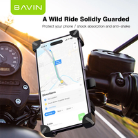 Drzac za telefon za bicikl Bavin PC1027 crni