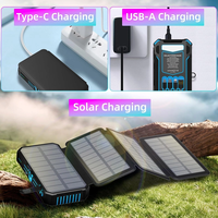 Solarni Power Bank 905-IE 20000 mAh sa LED lampom plavi