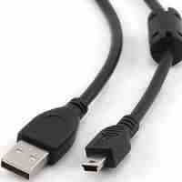Gembird USB 2.0 cable A plug/mini-USB 5pin kabl 1.8m