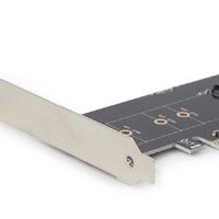 PEX-M2-01 Gembird M.2 SSD NVMe adapter PCI-Express add-on card, sa dodatnim low-profile breketom
