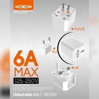 Adapter univerzalni 3u1 Moxom MX-HC41 6A beli