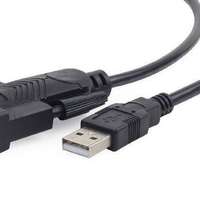 Gembird USB to DB9M serial port converter kabl black 1.5m