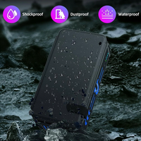 Solarni Power Bank 905-IE 20000 mAh sa LED lampom plavi
