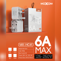 Adapter univerzalni 3u1 Moxom MX-HC41 6A beli