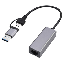 Gembird USB 3.1 + type-C Gigabit network adapter