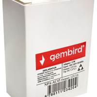 NPA-AC45** Gembird punjac 12v/1A 12W, 1m kabl, Coper napajanje, DC 5.5x2.1mm CE