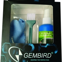 CK-LCD-005 * Gembird Cleaning set 3 in 1, fluid 100ml + brush + towel, set za ciscenje