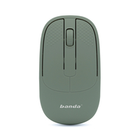 Mis kancelarijski bezicni BANDA M60 sivi