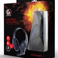 GHS-05-B Gembird Stereo gejmerske slusalice sa mikrofonom+volume kontrolom 3.5mm BLUE