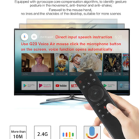 GMB-G20S AIR MOUSE 2.4g RF Voice Remote Control for Android TV Box