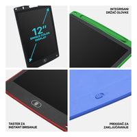 Tablet za pisanje 12 inca crni