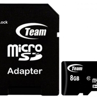TeamGroup MICRO SDHC 8GB CLASS 10+SD Adapter TUSDH8GCL1003