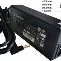 NPA65-195-3340 (DE03) Gembird punjac za laptop 65W-19.5V-3.34A, 7.4x5.0mm black PIN