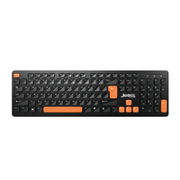 Tastatura bezicna i mis bezicni WS750 crno-narandzasta JEDEL