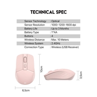 Mis Wireless Fantech W605 GO crni