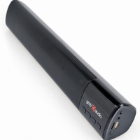 SPK-BT-BAR400-01 Gembird Bluetooth speaker soundbar 2x5W FM, USB, SD, AUX, mikrofon, black