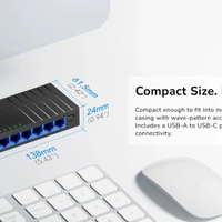 Cudy GS108D V7.0,8-Portni Gigabit Desktop Switch,USB-C, 170m