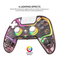 Joypad wireless Fantech WGP14V2 NOVA PRO multiplatform RGB CLEAR sakura