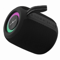 SPK-BT-LED-05-BK Gembird Portable Bluetooth RGB LED TWS speaker, 8W, BT, FM, USB, Handsfree, Black