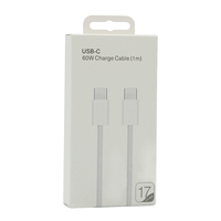 USB data kabal za iPhone 17/AIR/17 Pro/17 Pro Max Type C na Type C 60W 1m beli