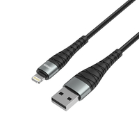 USB data kabal Comicell Superior CO-BX32 5A Lightning crni