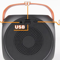 SPK-L2 ** Gembird Bluetooth karaoke zvucnik RGB,10W,1800mAh, USB, microSD, AUX +mikrofon 500mAh(1360