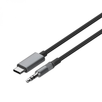 Adapter LDNIO LSY81c Type C na 3.5mm muski crni 1m