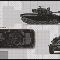 YPM WT90 Podloga za stol za igre DEFENDER