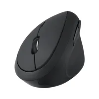 Vertikalni ergonomski bezicni mis E1 crni