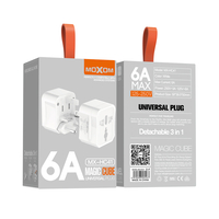 Adapter univerzalni 3u1 Moxom MX-HC41 6A beli