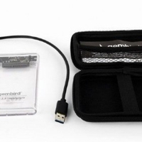 EE2-U3S-6 Gembird USB 3.1 Externo kuciste za 2.5 SATA hard diskove, Type-C, bruseni aluminium,crno