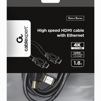 Gembird HDMI kabl v.2.0 ethernet support 3D/4K TV 1.8m