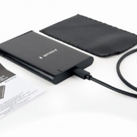 EE2-U3S-6 Gembird USB 3.1 Externo kuciste za 2.5 SATA hard diskove, Type-C, bruseni aluminium,crno