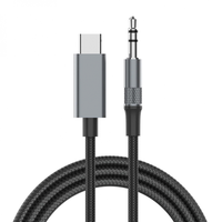 Adapter LDNIO LSY81c Type C na 3.5mm muski crni 1m