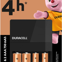 Duracell CEF14 PUNJAC + punjive baterije 2xAA NiMH 1300mAH+ 2xAAA 750mAh( Hi speed 4h, auto-OFF)