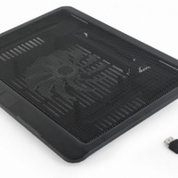 NBS-1F15-04 Gembird hladnjak za laptop, 15.6 120mm Fan, USB, 330x250mm, Ergo Stand