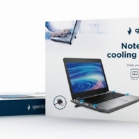 NBS-1F15-04 Gembird hladnjak za laptop, 15.6 120mm Fan, USB, 330x250mm, Ergo Stand