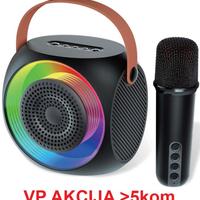 SPK-L2 ** Gembird Bluetooth karaoke zvucnik RGB,10W,1800mAh, USB, microSD, AUX +mikrofon 500mAh(1360