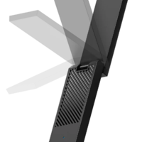 Cudy WU5400, AX5400 High-Gain USB 3.0 Wi-Fi 6E Adapter 2.4/5/6 GHz, 574 Mbps/2402 Mbps