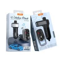 FM Modulator Moxom MX-VC25 2xUSB 3.4A crni