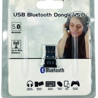 Gembird USB2.0/3.0 Bluetooth dongle v5.0, 2.4Ghz 3MB/s(24Mbps) 8dBm 20m