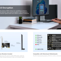 Cudy WE650,AC650 Bezicni PCI-E adapter sa dva opsega, 433 Mbps + 200 Mbps ,Dual-Band Wi-Fi 5