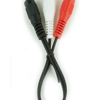 Gembird 3.5mm stereo plug to 2 RCA (cinca) sockets audio kab 0.2m