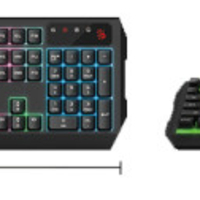 A4-B135N A4Tech Bloody Gejmerska svetleca tastatura(NEON LED), black, USB, US layout