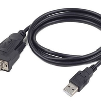 Gembird USB to DB9M serial port converter kabl black 1.5m