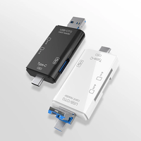 Citac kartica USB 6u1 OTG crni