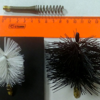 Вертушка для удаления засоров в трубах до Ø 50 мм длиной до 4,6 м, пластиковый барабан