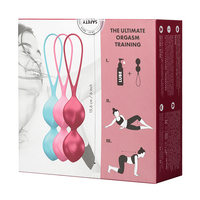 Набор вагинальных шариков Satisfyer  Balls C03 Double, силикон, ассорти, Ø 3 см.