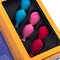 Набор вагинальных шариков Satisfyer  Balls C03 Double, силикон, ассорти, Ø 3 см.